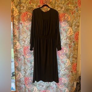 City chic black satin dress with buttons.  Beautiful and brand new with tags.